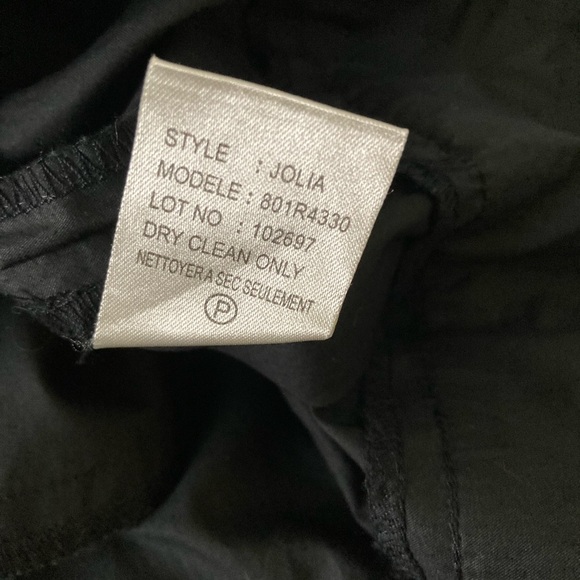 Theory sequined black pleated woman’s mini skirt size 6 - Picture 3 of 12